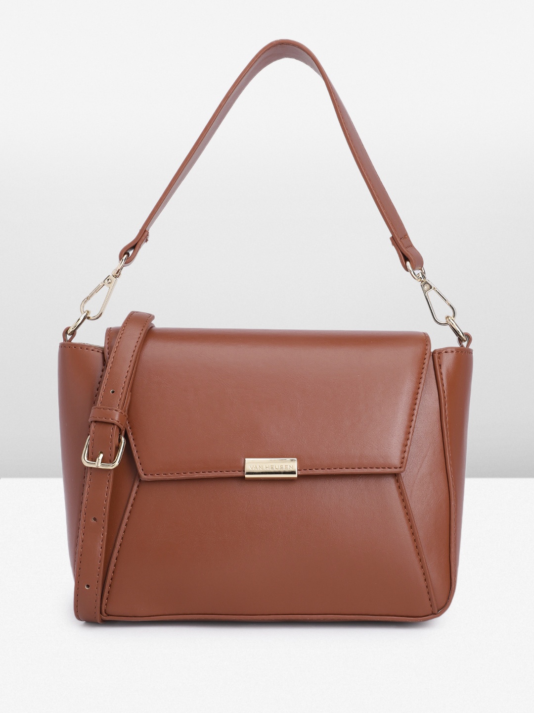

Van Heusen Structured Handheld Bag, Brown