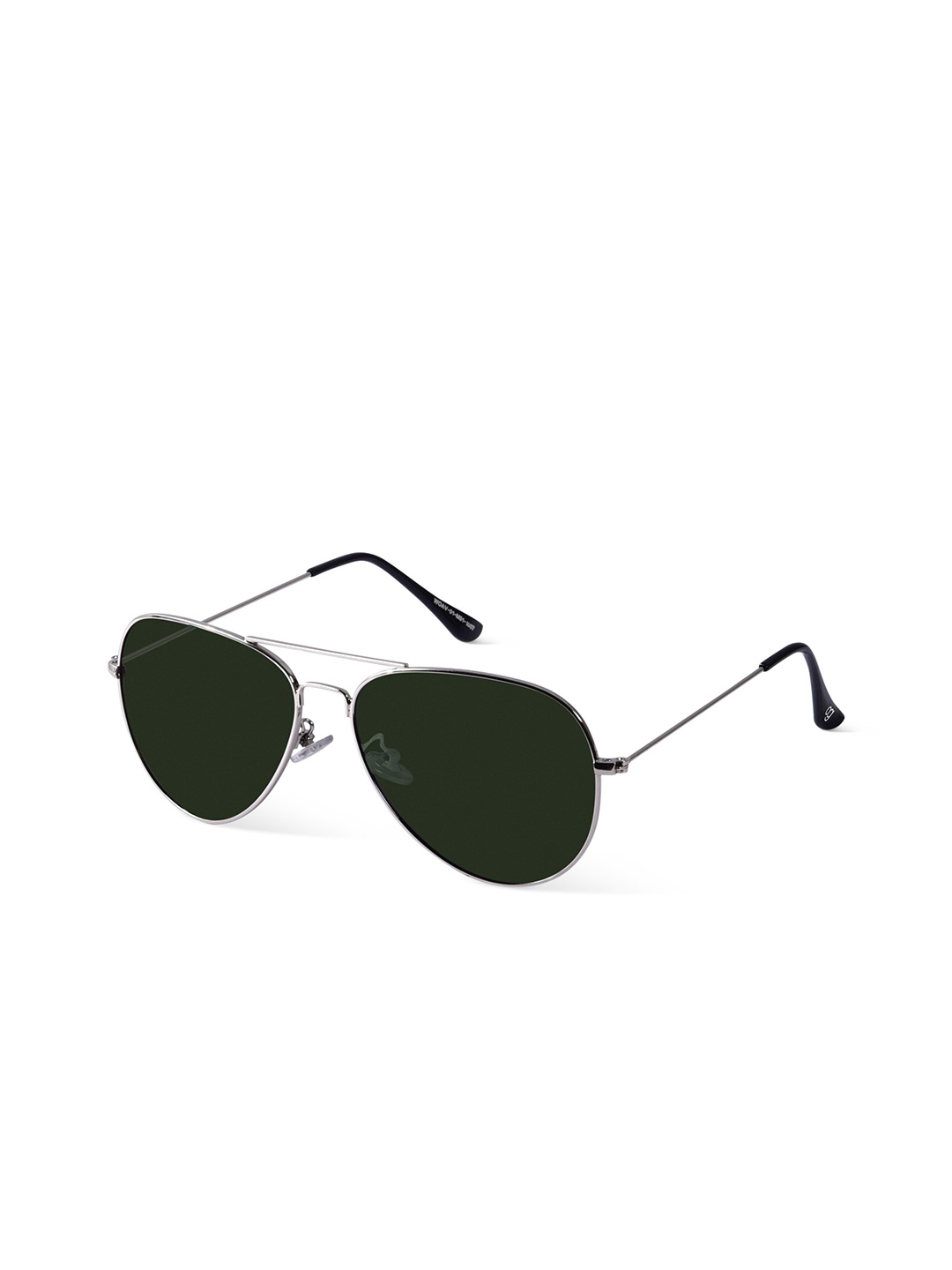 

Woggles Unisex Aviator Sunglasses With Polarised Lens WOAV-01-M01-1003-M, Green