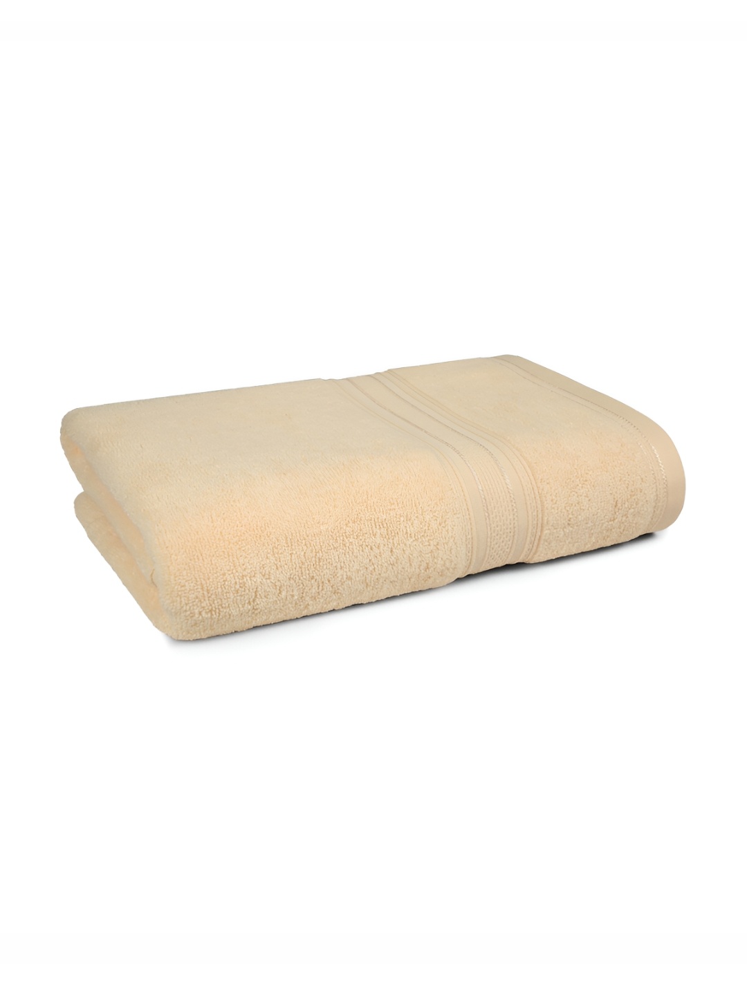 

MYTRIDENT Classic Yellow 525 GSM Pure Cotton Super Soft Bath Towel