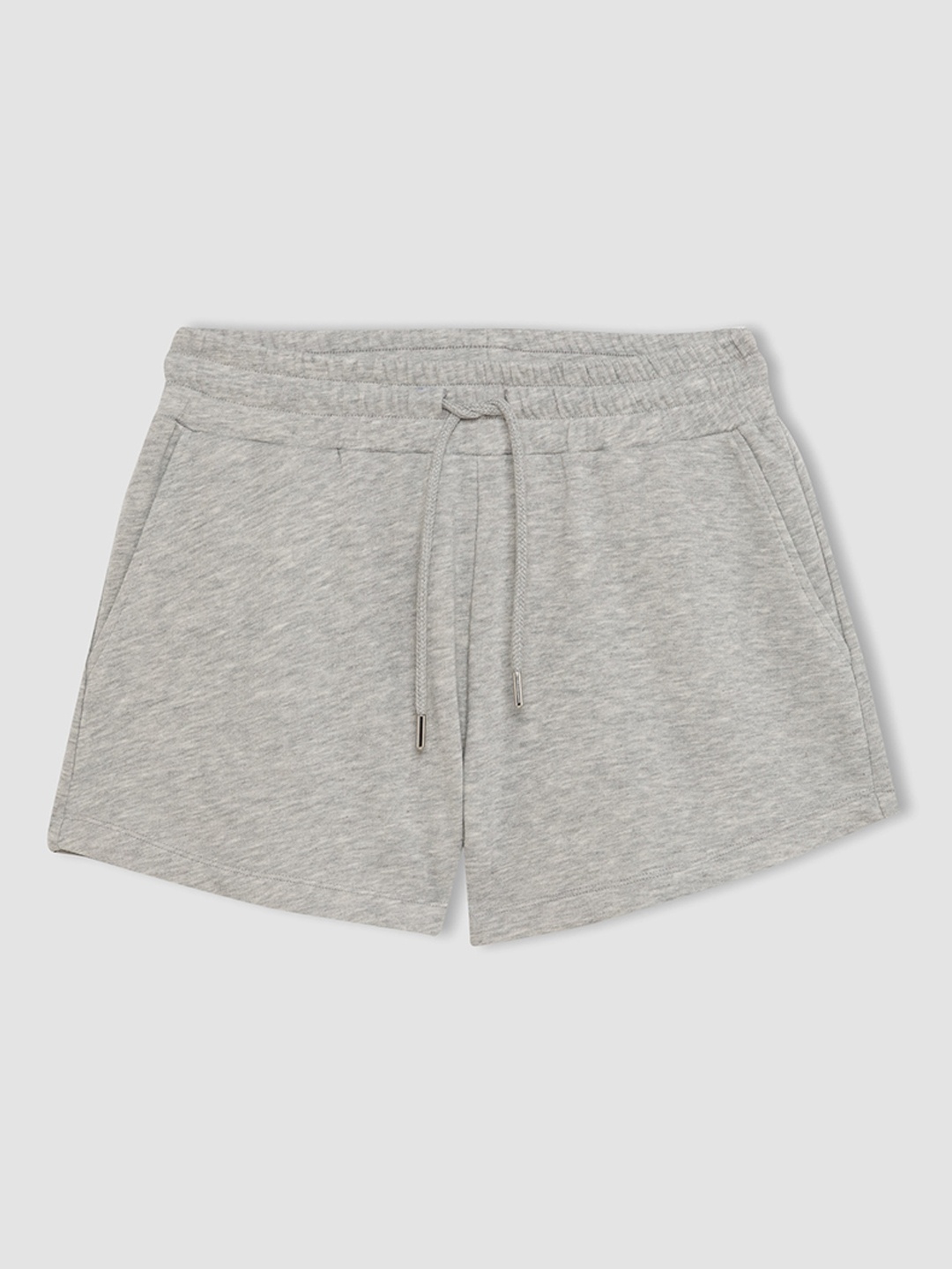 

DeFacto Women Mid Rise Shorts, Grey