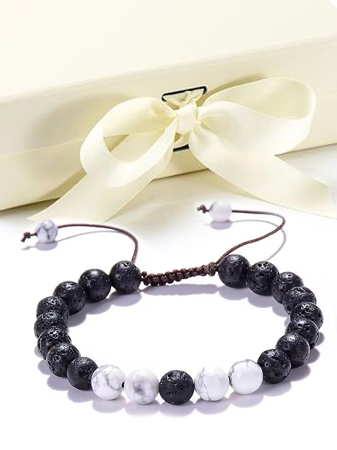 

MEENAZ Unisex Silver-Plated Link Bracelet