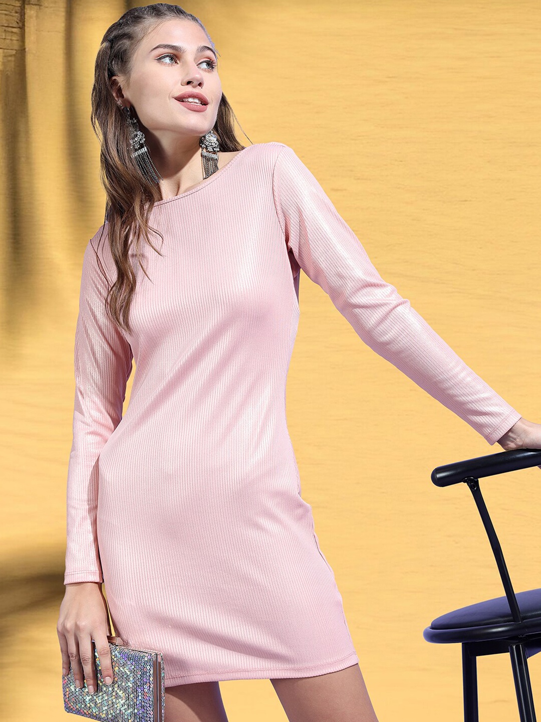 

Tokyo Talkies Sheath Mini Dress, Pink