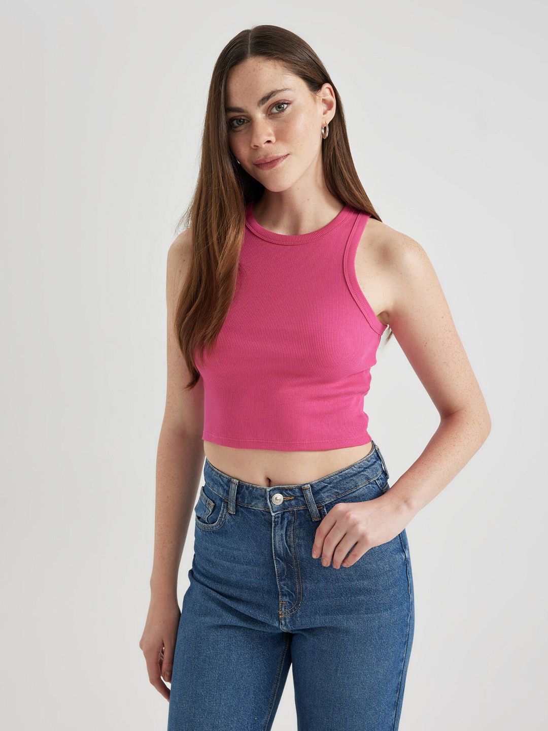 

DeFacto Cotton Crop Top, Na