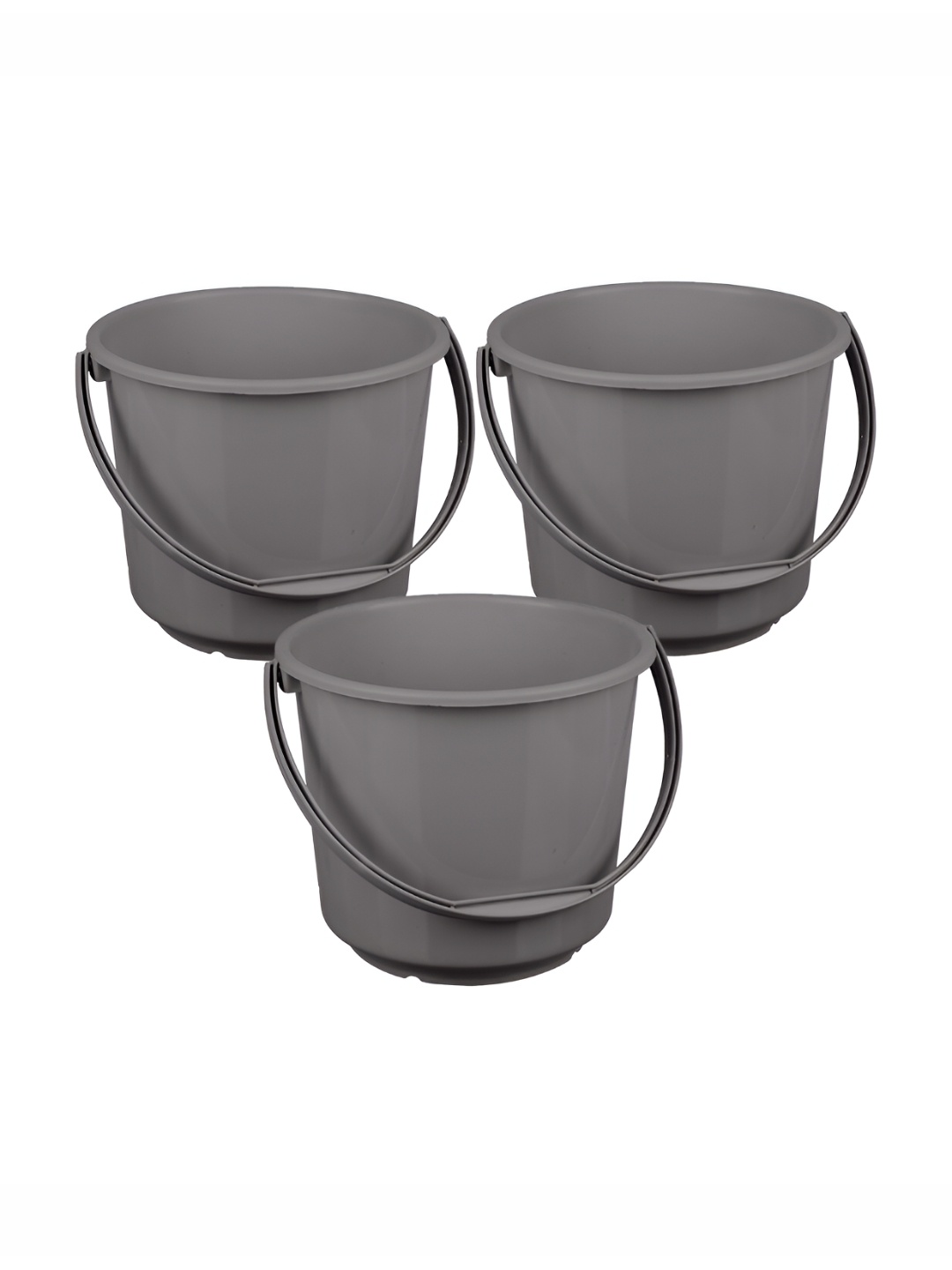 

Kuber Industries Grey 3Pcs Classic Bath Accessories 5l