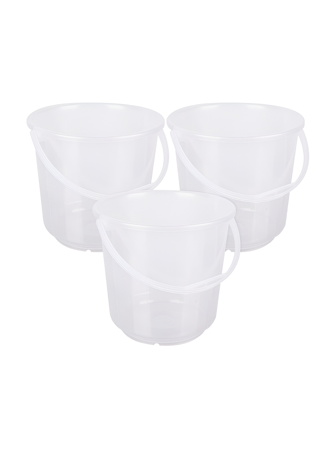 

Kuber Industries Transparent 3Pcs Classic Bath Accessories Set 7l