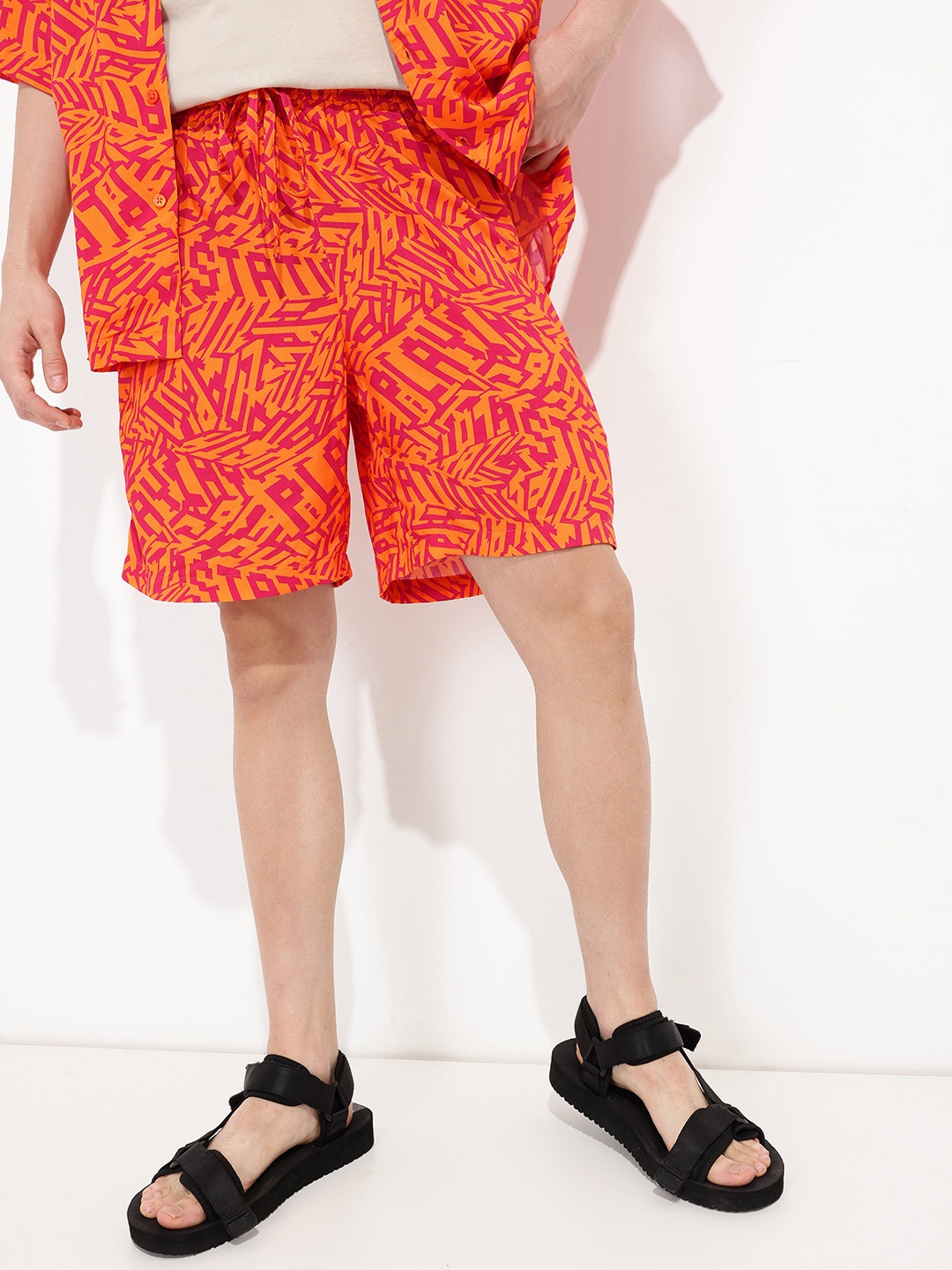 

KooK N Keech Set For Compliments Typography Drama Shorts, Orange