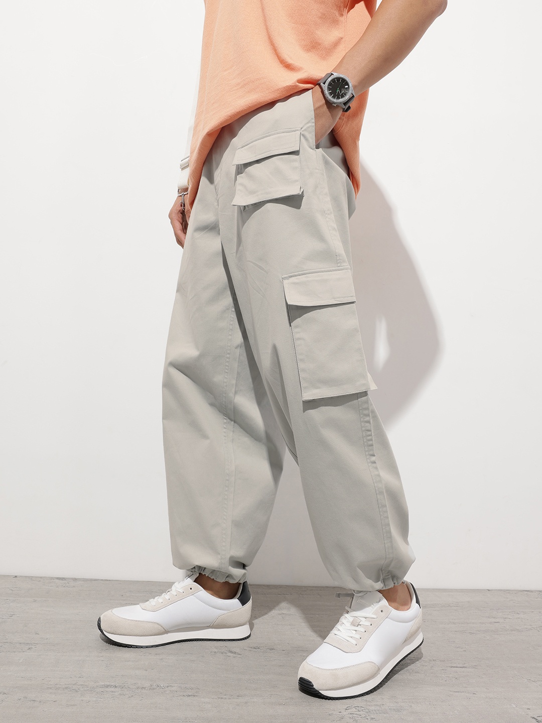 Kook N Keech Men Pocket Rocket Utility Cargo Trousers