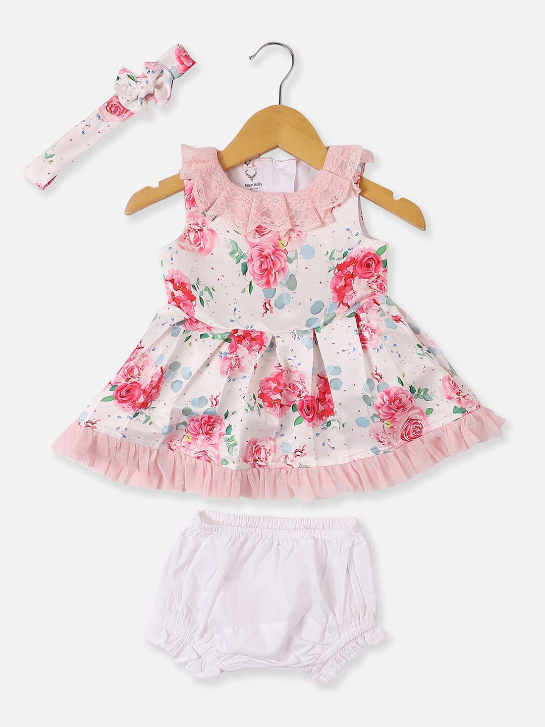 

Allen Solly Junior Floral Print Fit & Flare Dress, White
