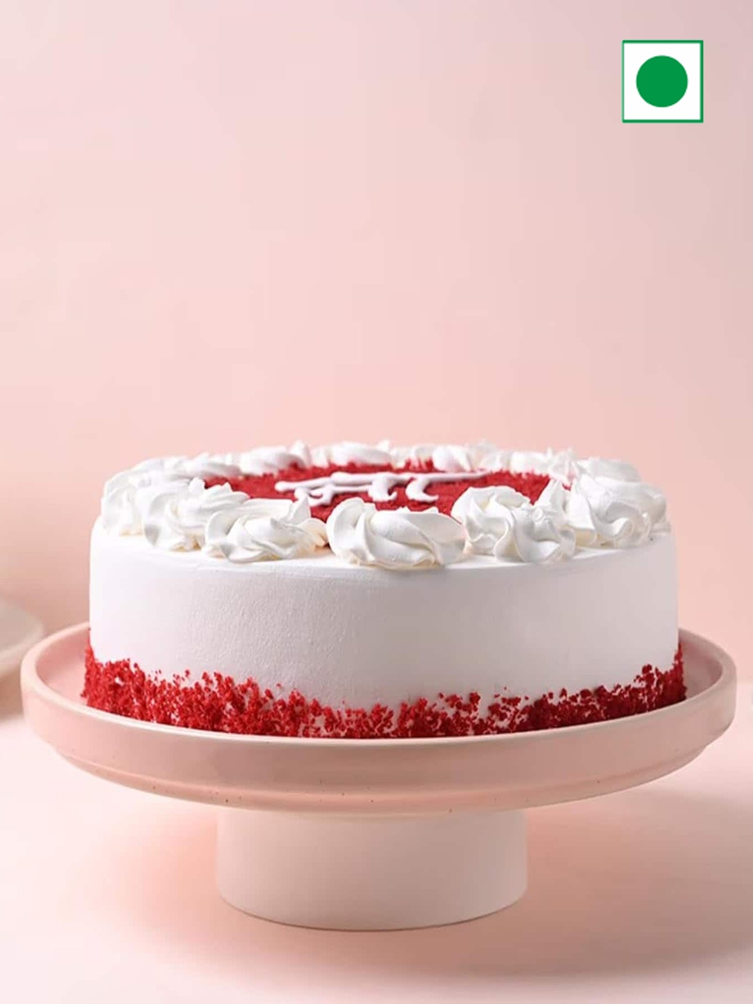 

Floweraura Red Velvet Flavour Eggless Round Cake- 1 kg