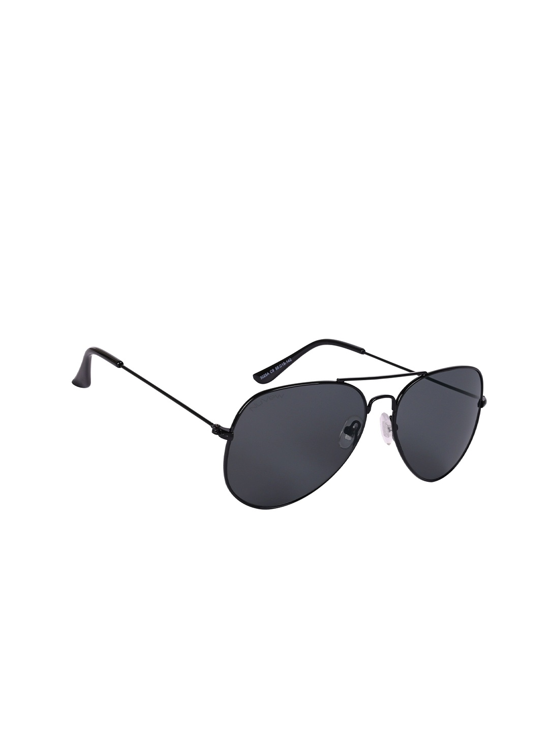 

NuVew Unisex Aviator Sunglasses With UV Protected Lens 16575, Black