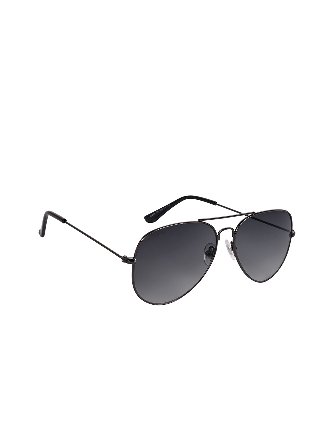 

NuVew Unisex Aviator Sunglasses with UV Protected Lens-ES_16583-32-NW-3025A-GRY-GUN-AV, Grey