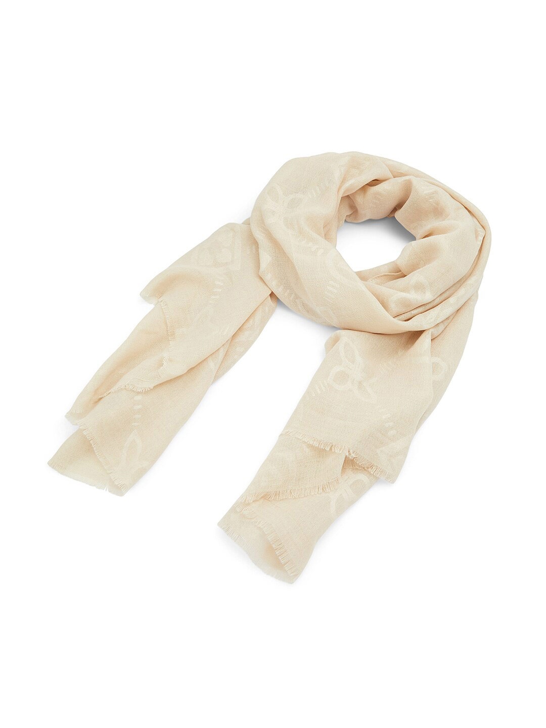 

ALDO Women Printed Scarf, Off white