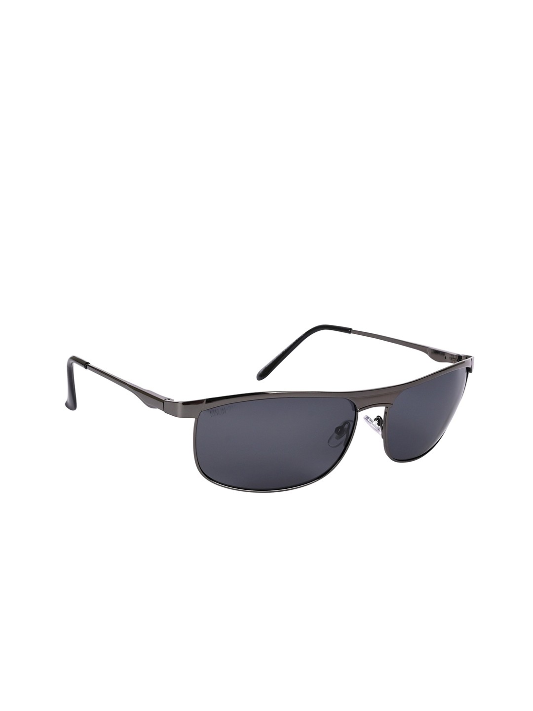 

AISLIN Unisex Rectangle Sunglasses with Polarised and UV Protected Lens ES_13475-96, Black