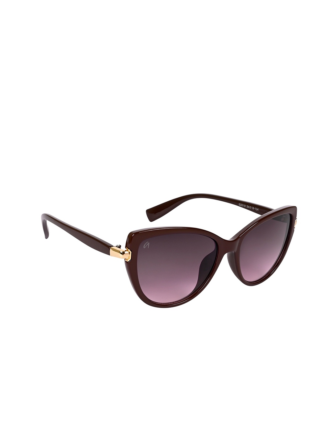 

AISLIN Women Cateye Sunglasses with UV Protected Lens ES_13509-84-AS-2019-WNE-WNGL-CE, Purple