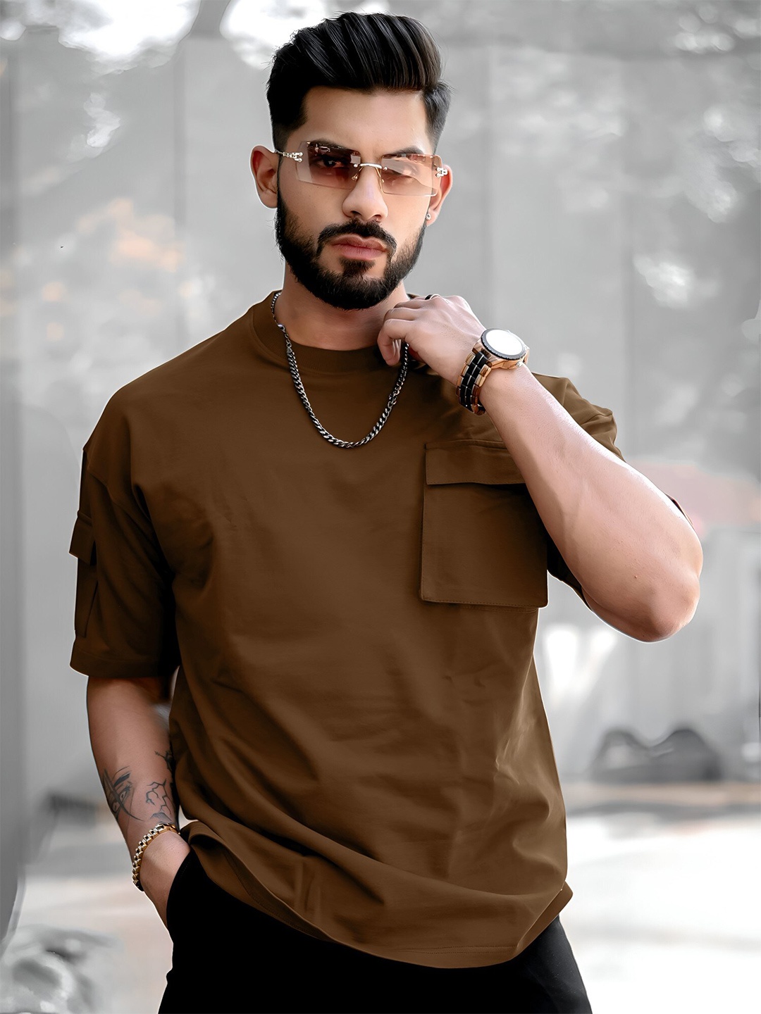 

Maniac Men T-shirt, Brown