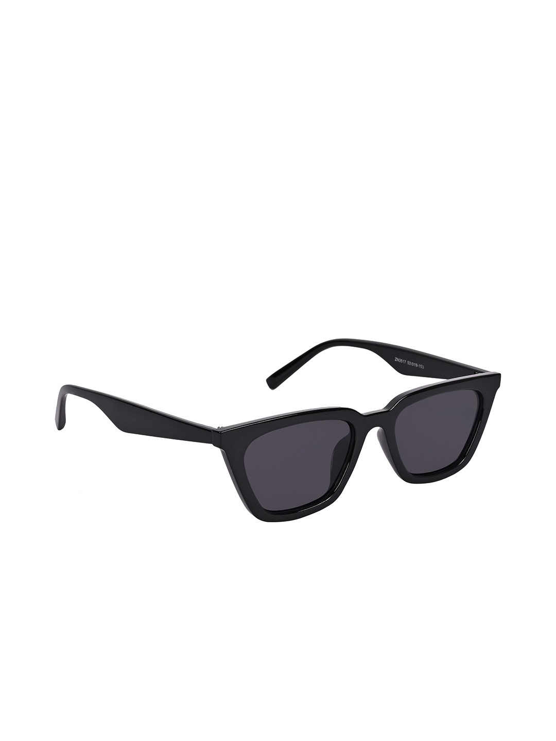 

NuVew Unisex Wayfarer Sunglasses with UV Protected Lens-ES_16451-32-NW-3517-BLK-BLK-WF, Black