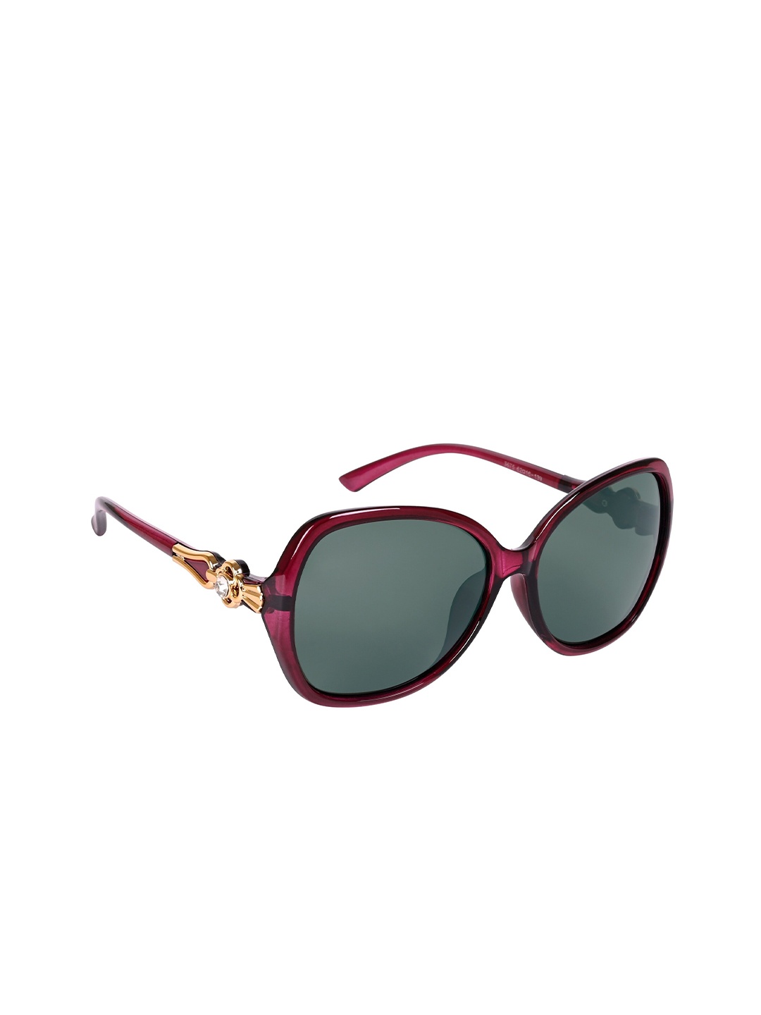 

NuVew Women Oversized Sunglasses Lens ES_15485-32-NW-3675-G15-PRGL-OS-G15, Green