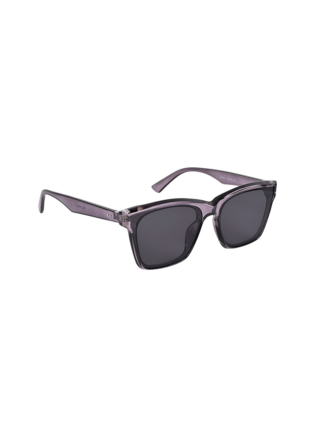 

NuVew Unisex Wayfarer Sunglasses with UV Protected Lens ES_16467-32-NW-3547-GRY-cGRY-WF, Grey