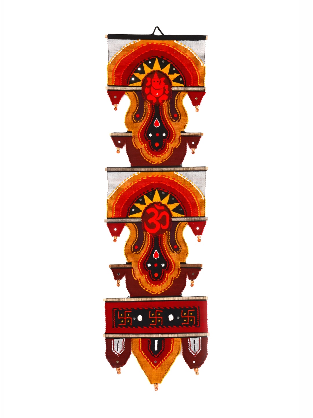 

Aditya Impex Red & Yellow Self-Design Hanging Tapestry