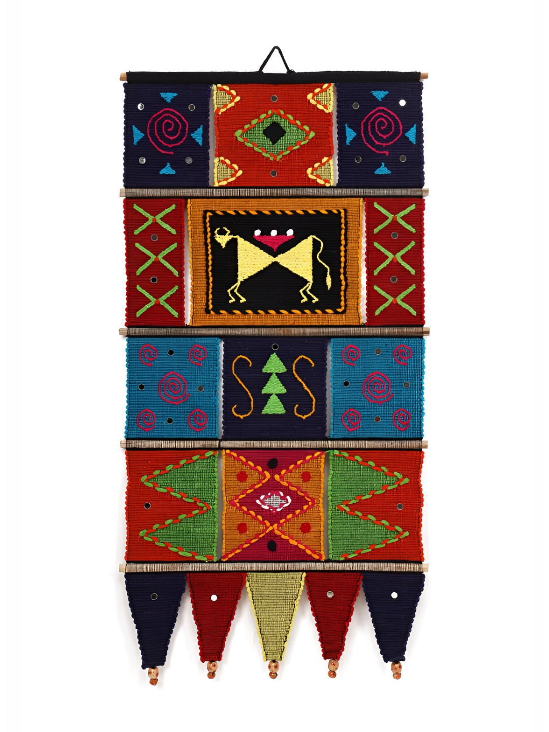 

Aditya Impex Red & Blue Self-Design Hanging Tapestry