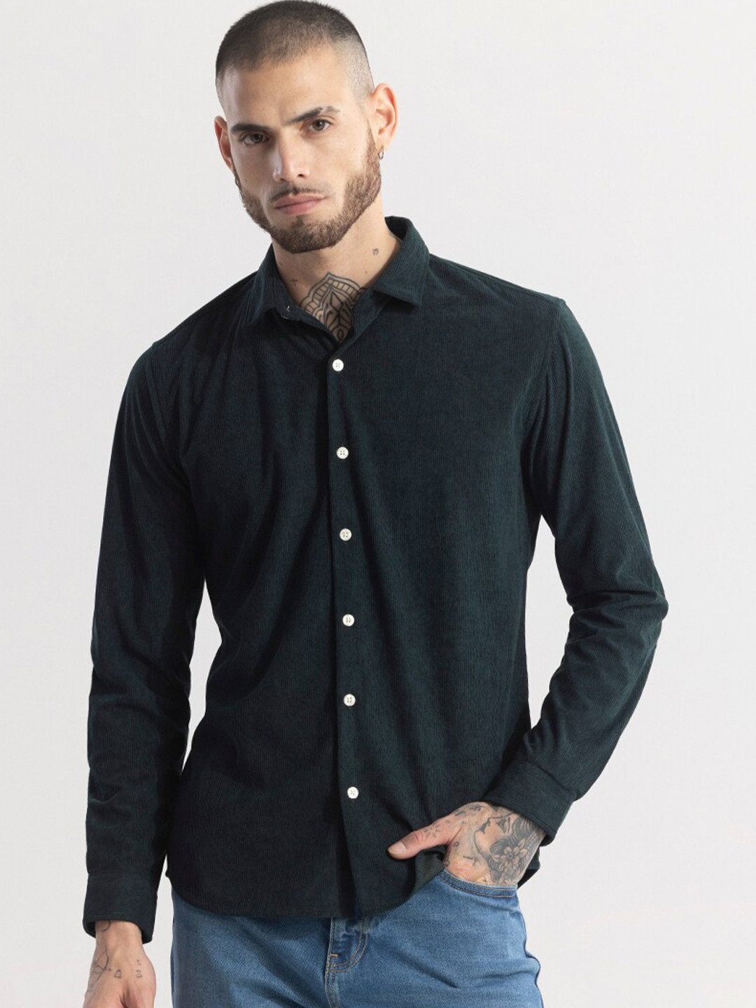 

Snitch Maroon Straight Slim Fit Opaque Casual Shirt