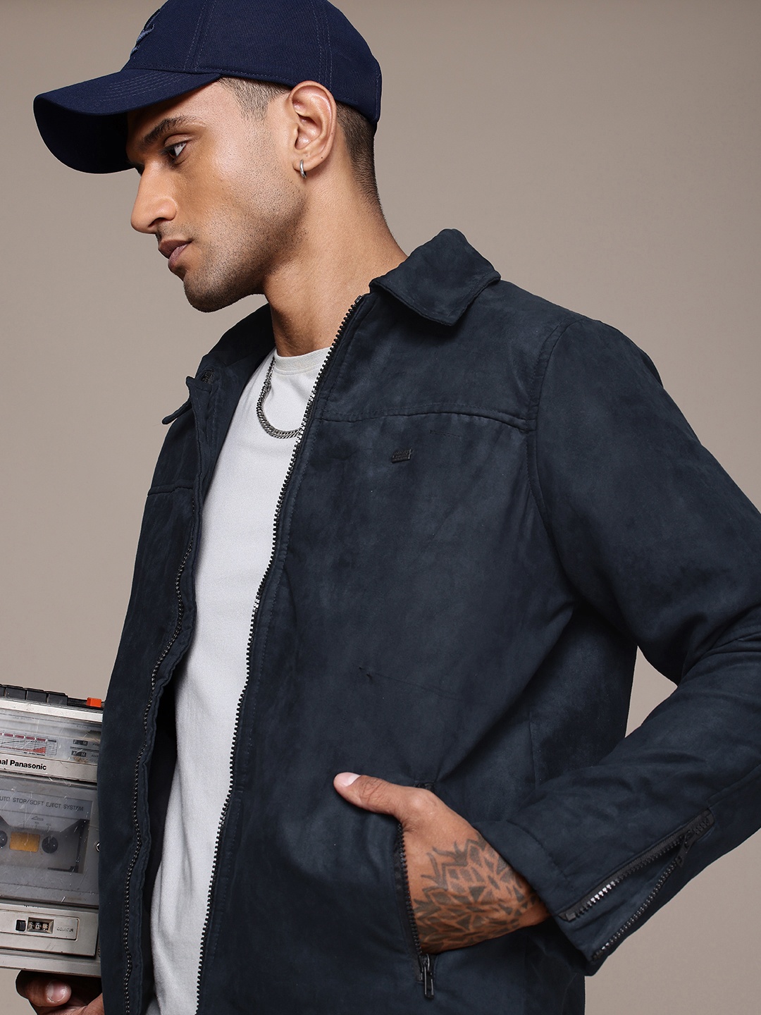 

The Roadster Life Co. Tailored Jacket, Navy blue