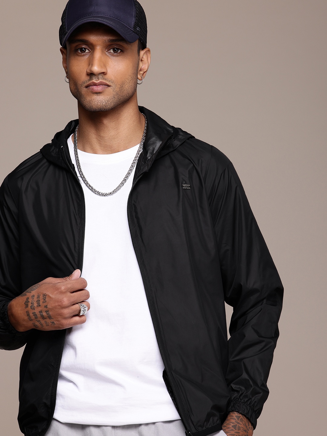 

The Roadster Life Co. Hooded Tailored Jacket, Black