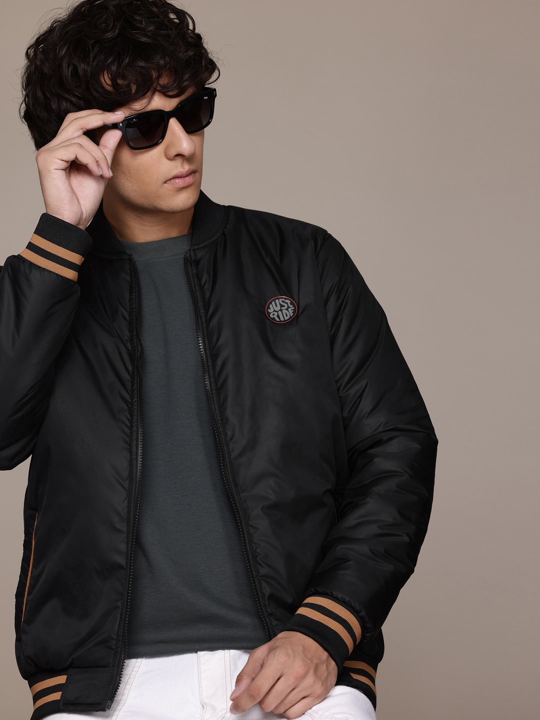 

The Roadster Lifestyle Co. Bomber Jacket, Black