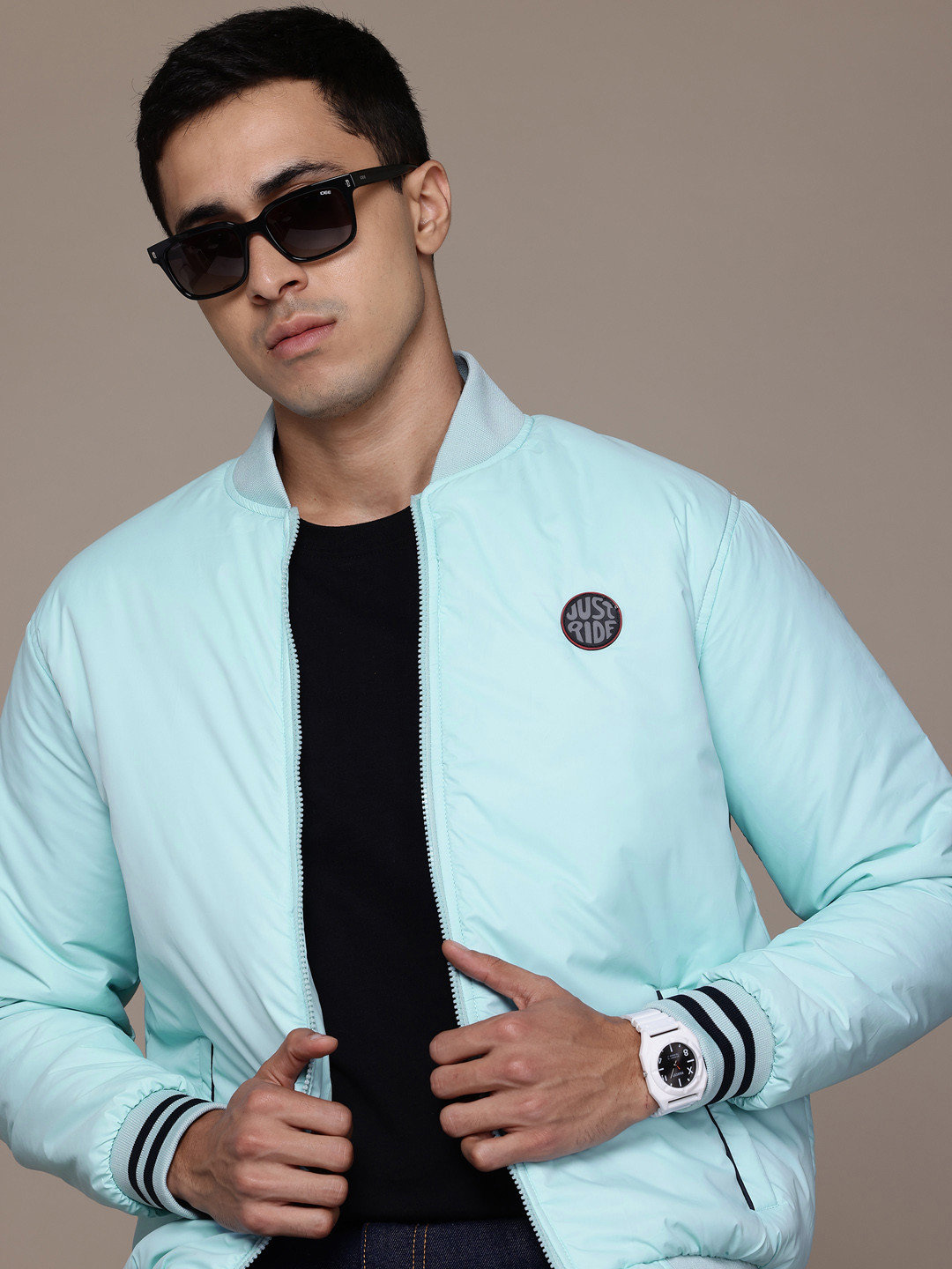 

The Roadster Lifestyle Co. Bomber Jacket, Blue