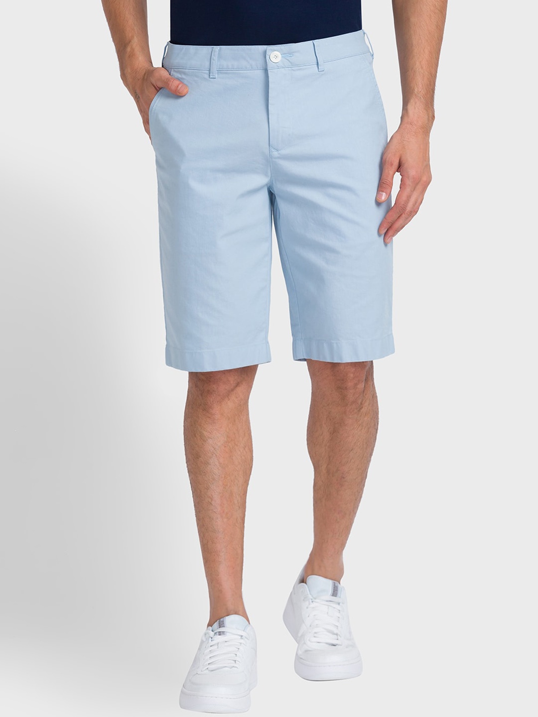 

ColorPlus Men Mid-Rise Shorts, Blue