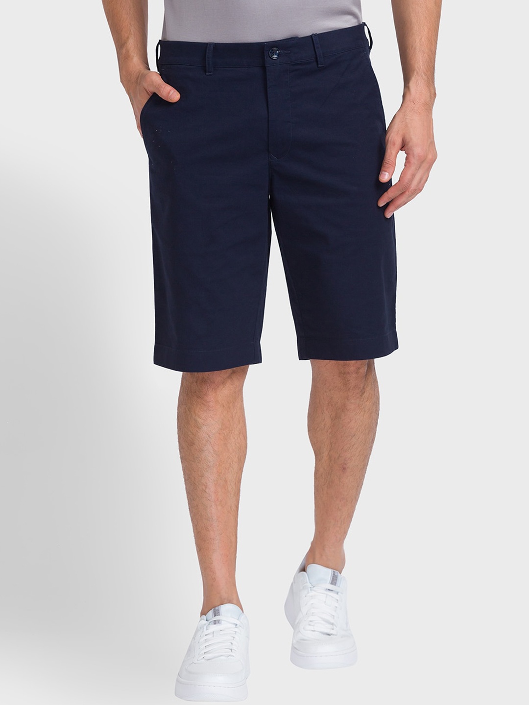 

ColorPlus Men Mid-Rise Regular Shorts, Blue