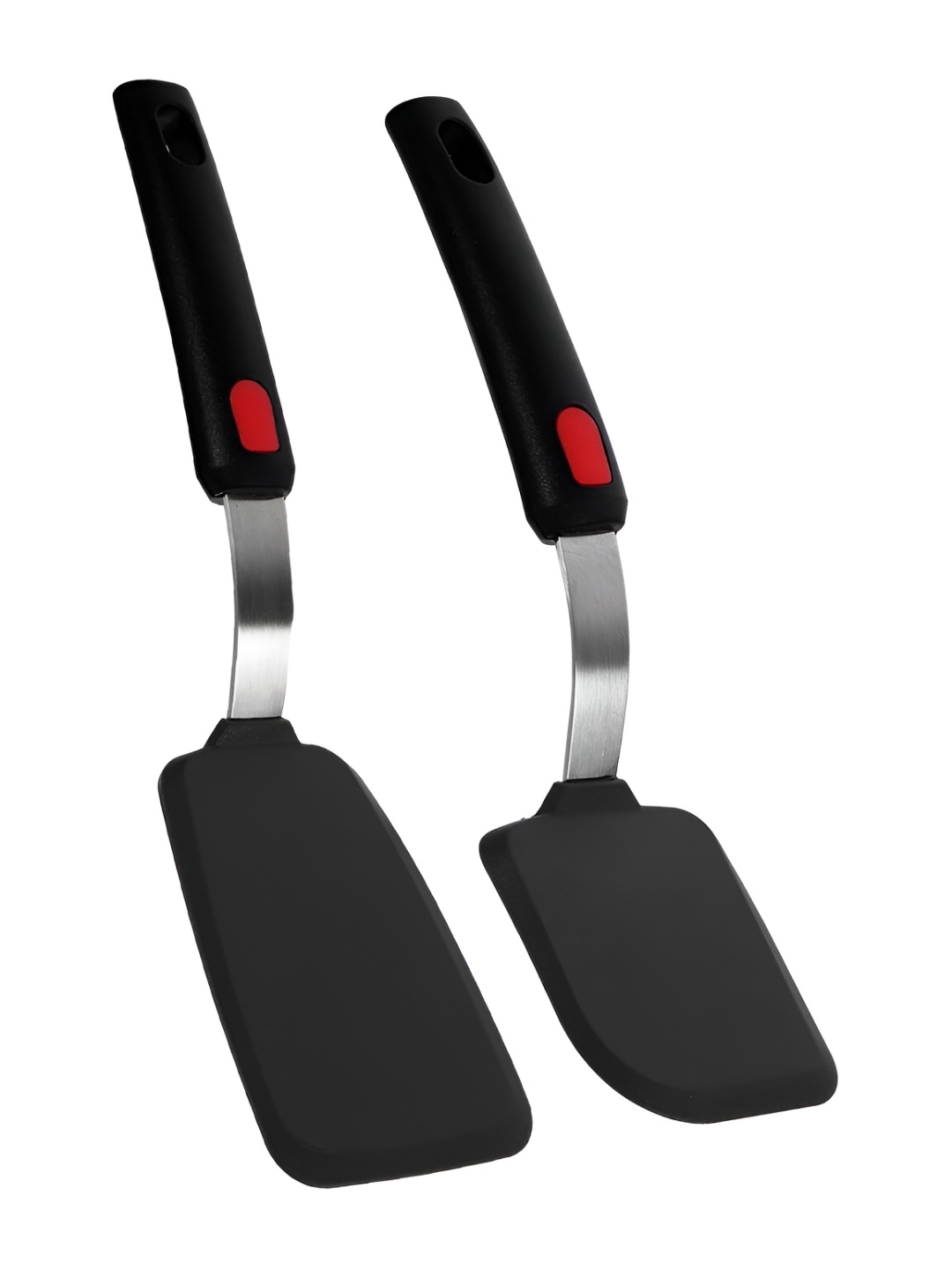 

P-Plus International Black 2Pcs Stainless Steel Turner Spatulas