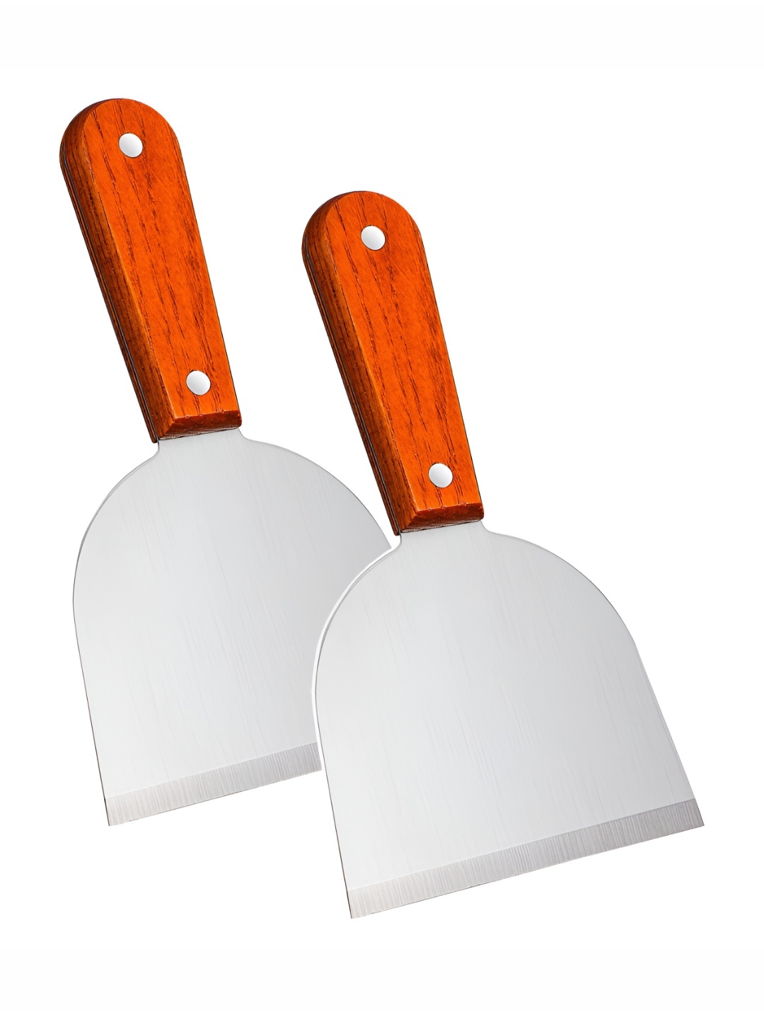 

P-Plus International Brown 2 Pieces Stainless Steel Turner Spatula