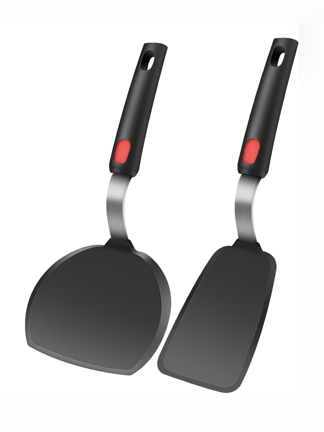 

P-Plus International Black 2 Pieces Stainless Steel Spatula