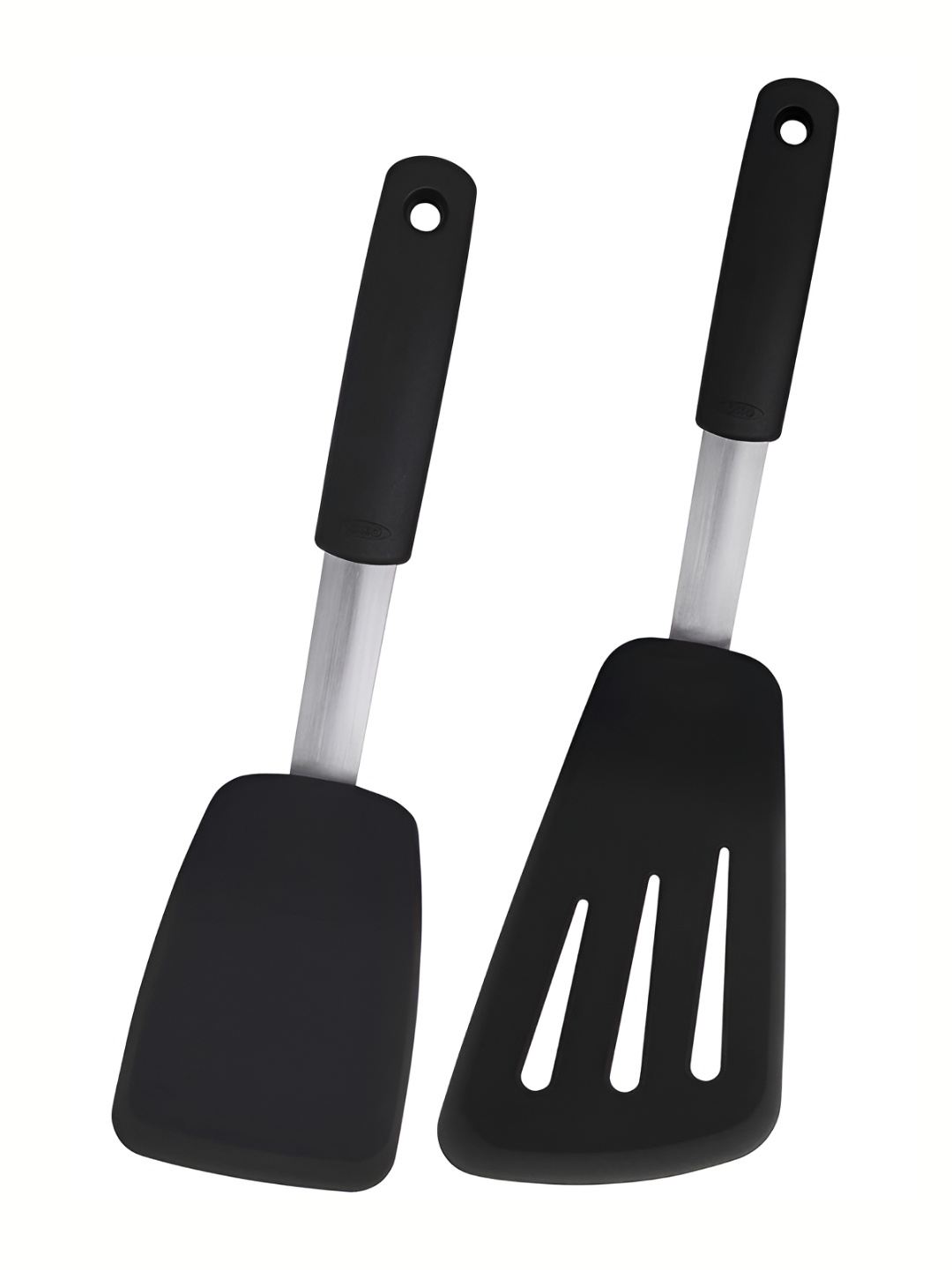 

P-Plus International Black & Silver Toned 2 Pieces Dishwasher Safe Turners