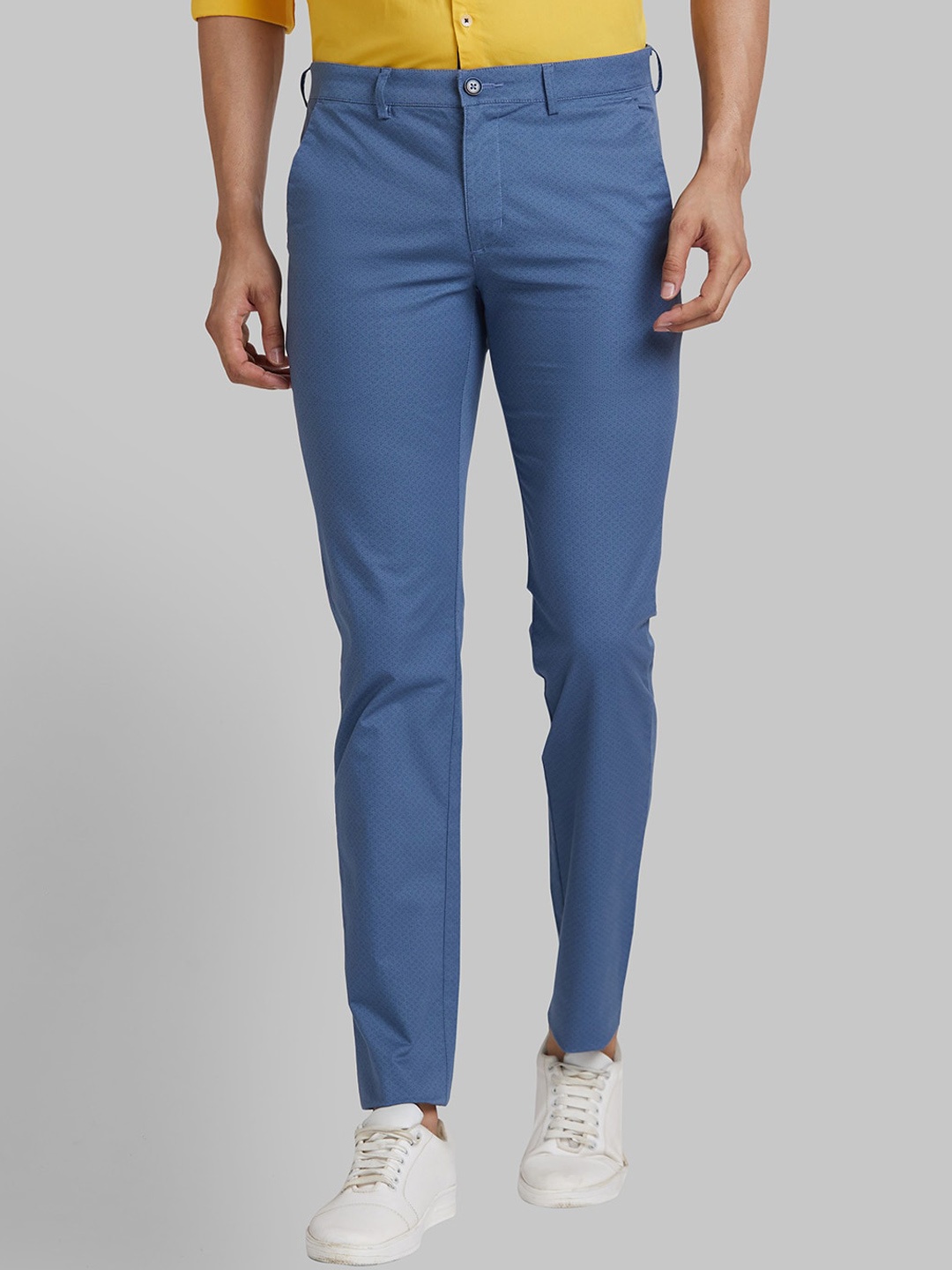 

Park Avenue Men Mid-Rise Slim Fit Regular Trouser, Blue