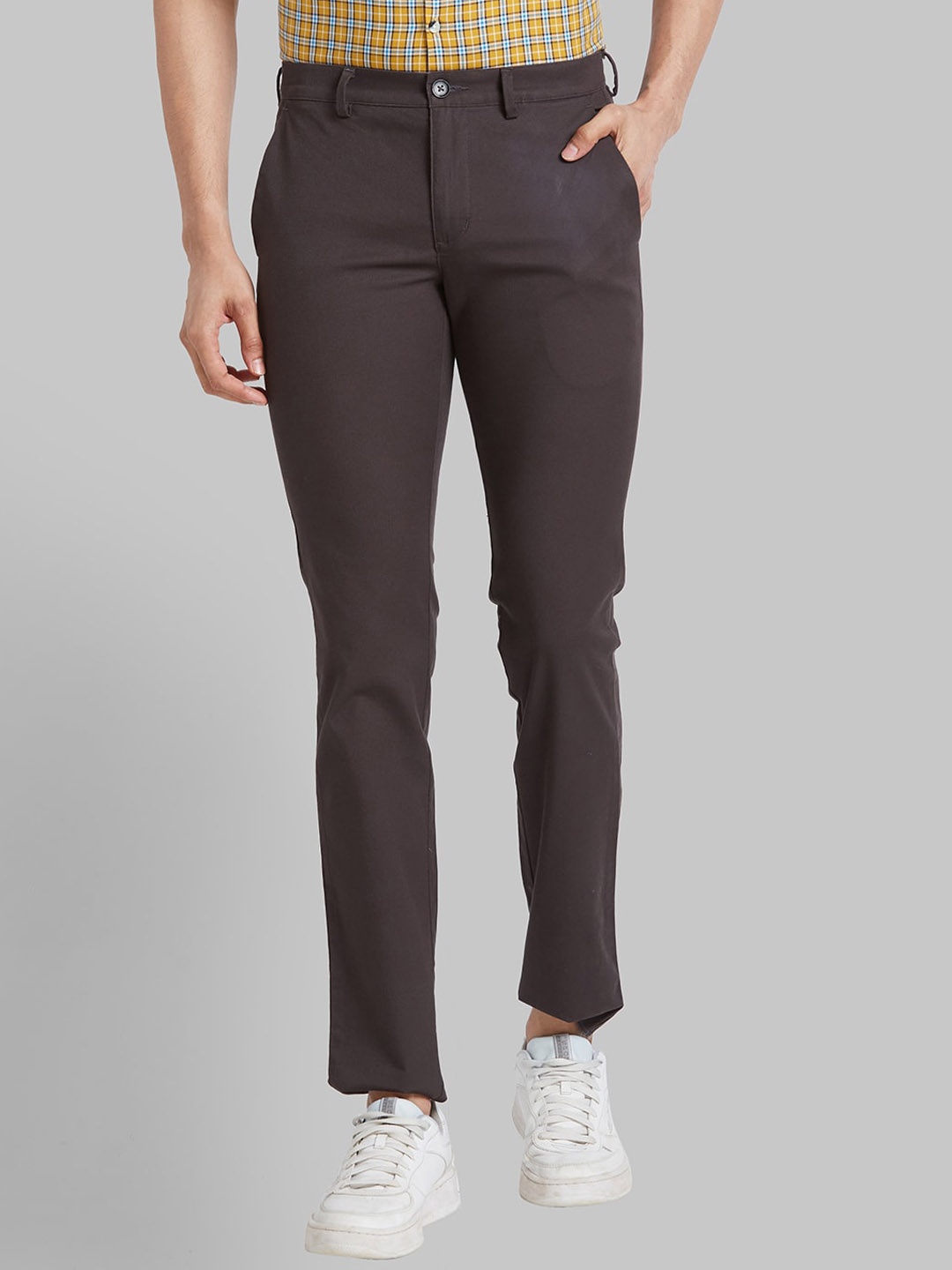 

Park Avenue Men Slim Fit Cotton Trouser, Grey