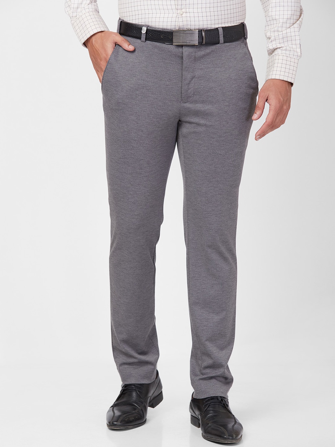 

Park Avenue Men Slim Fit Trouser, Grey