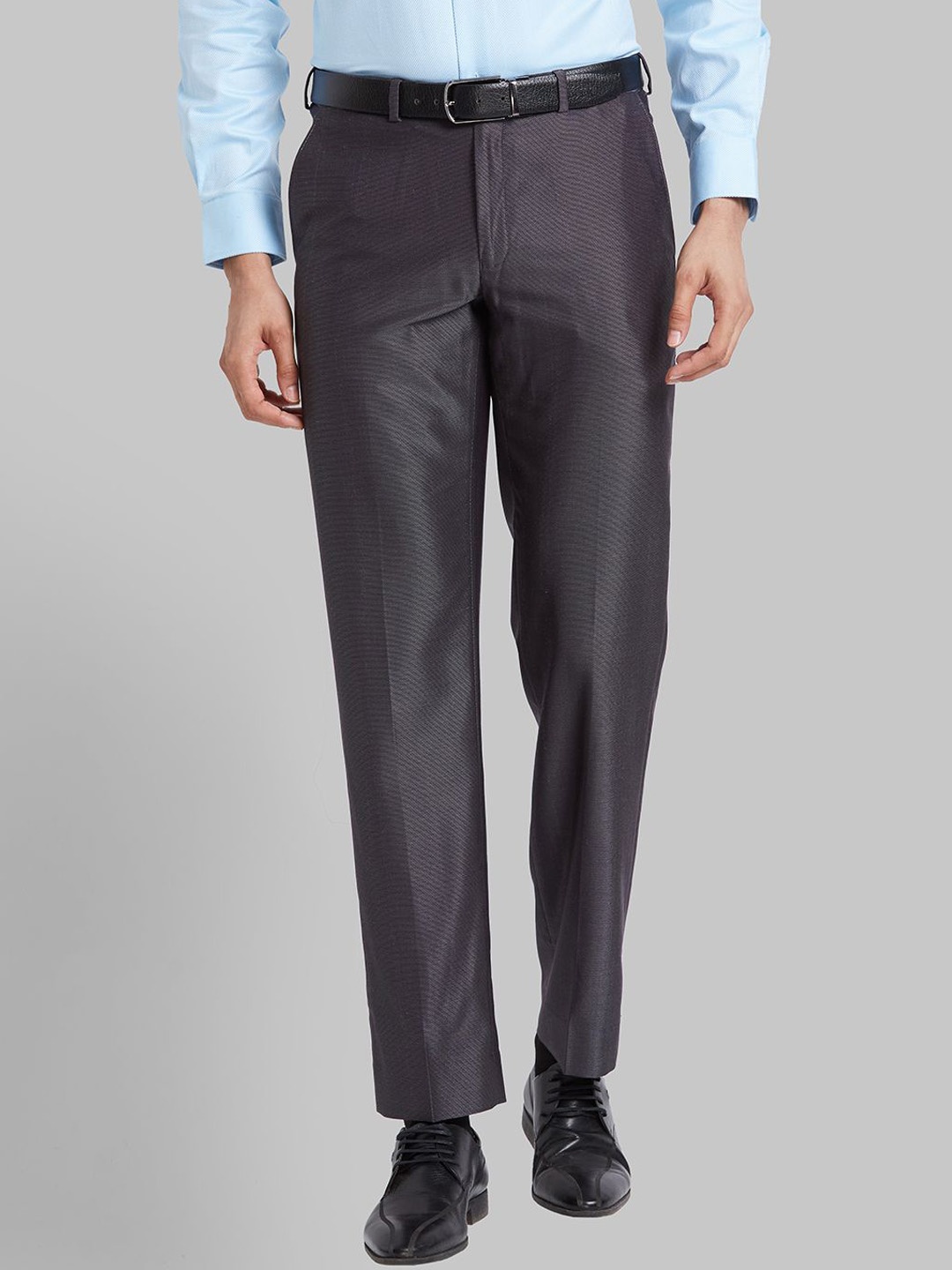 

Park Avenue Men Mid-Rise Formal Trouser, Grey