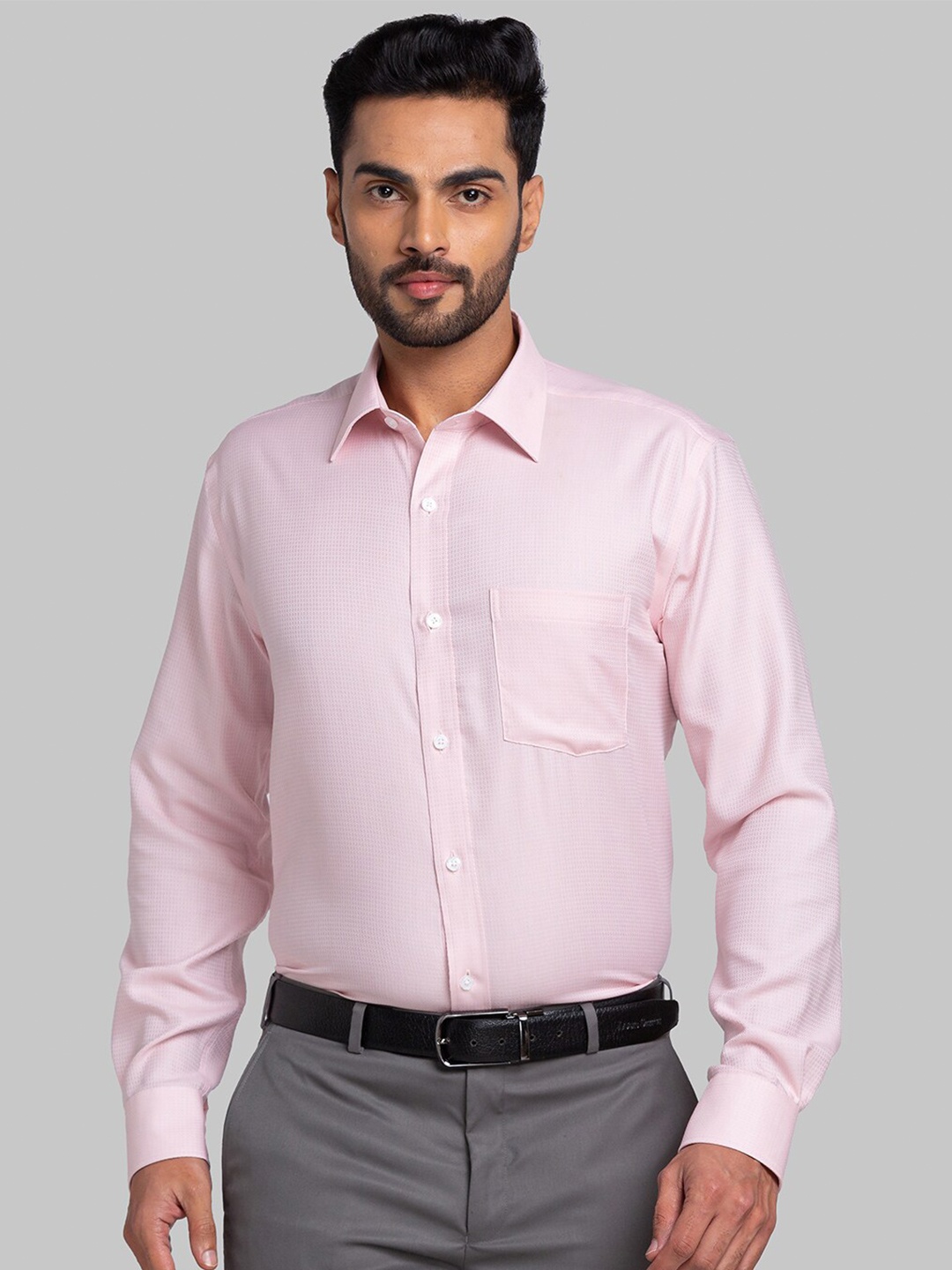 

Park Avenue Opaque Cotton Formal Shirt, Pink