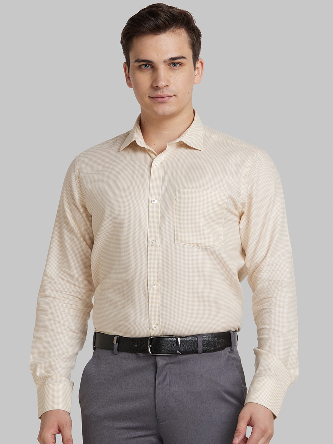 

Park Avenue Opaque Cotton Formal Shirt, Beige