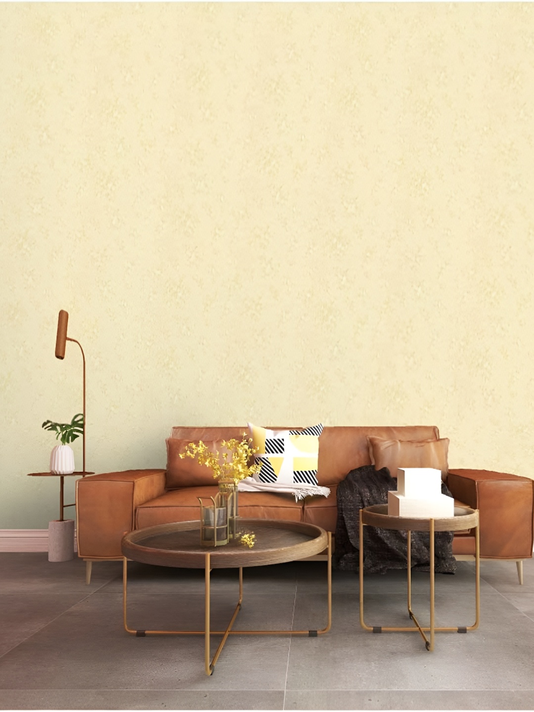 

Jaamso Royals Cream-Colour Self-Adhesive Wallpaper