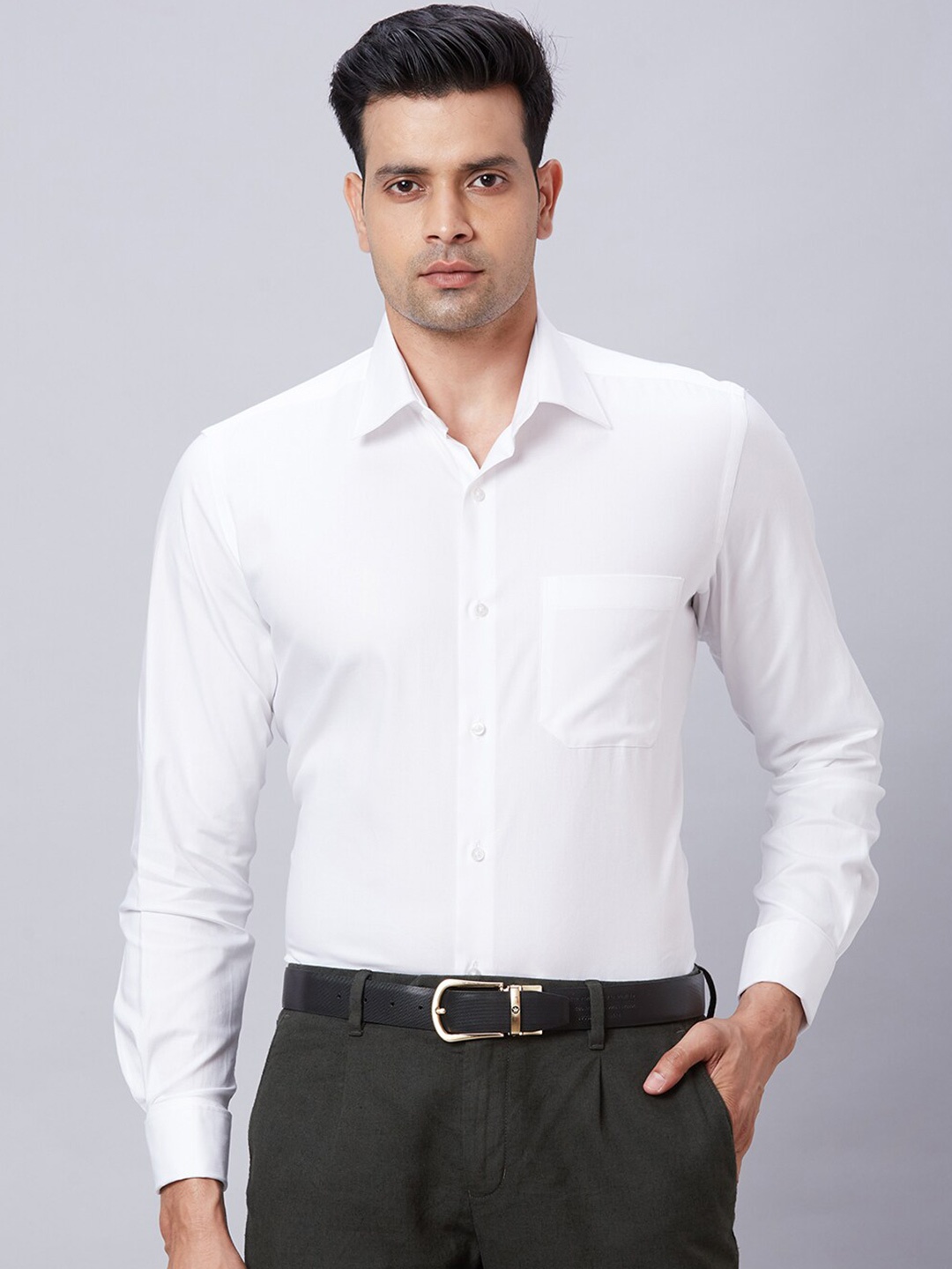 

Raymond Pure Cotton Contemporary Fit Formal Shirt, White