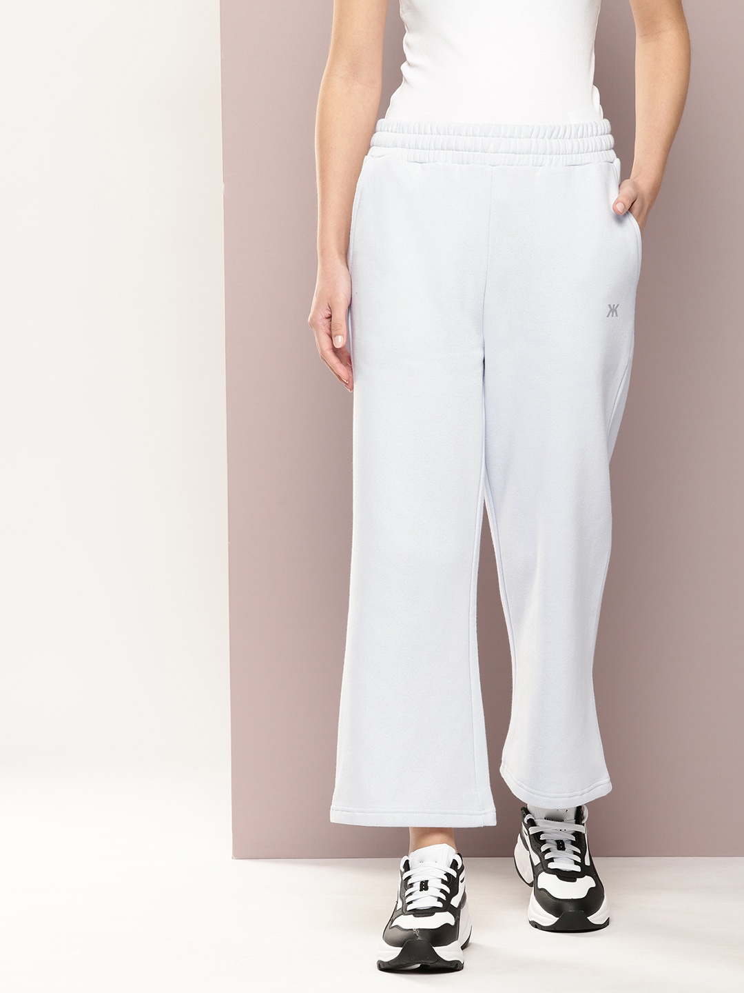 

Kook N Keech Cropped Track Pants, Off white