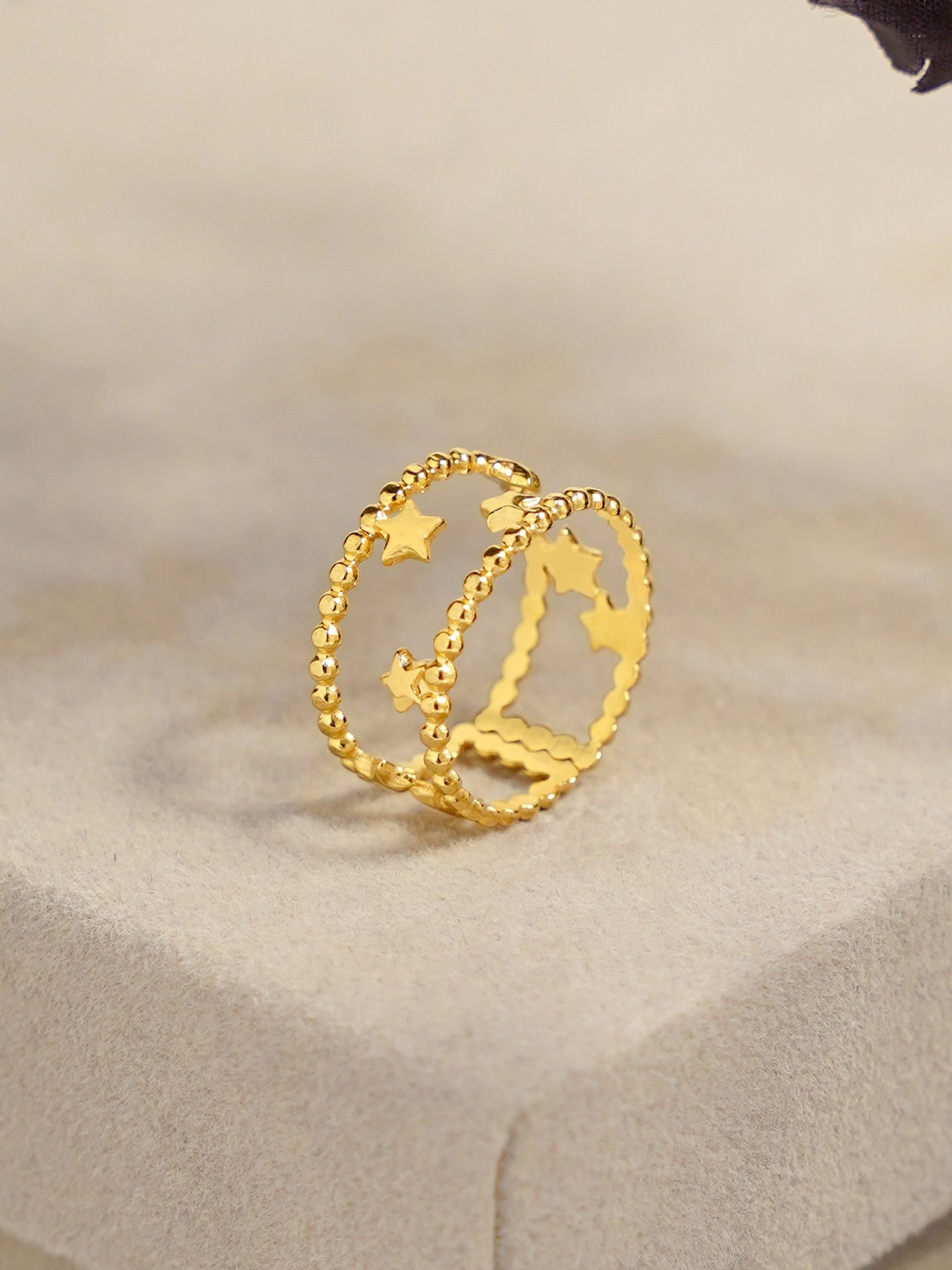 

SWASHAA 18KT Gold-Plated Nitara Finger Ring