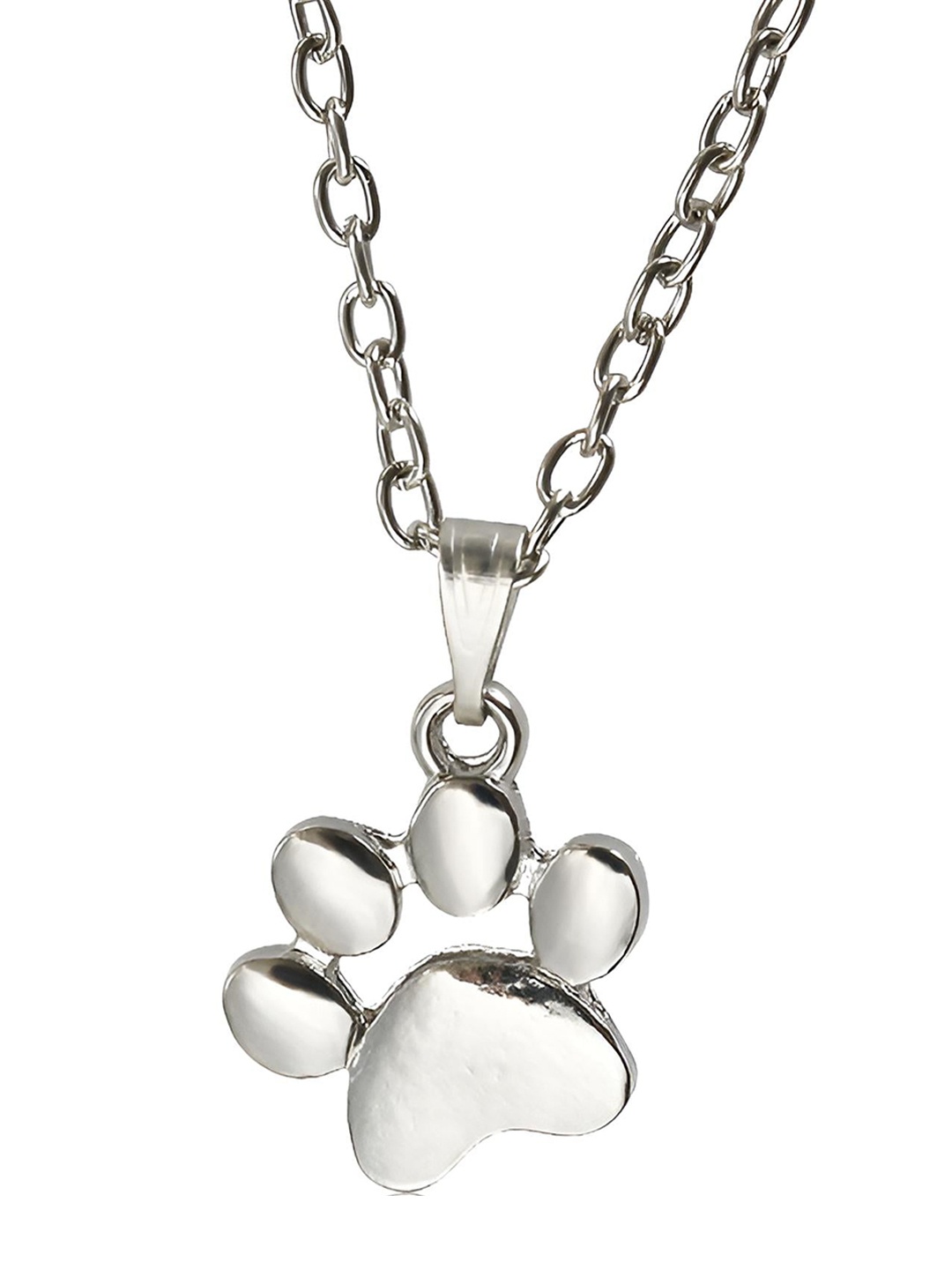 

Goho Silver-Plated Paw Pendant with Chain