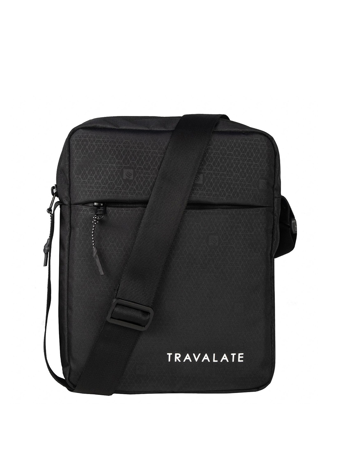 

TRAVALATE Unisex Printed Messenger Bag, Black