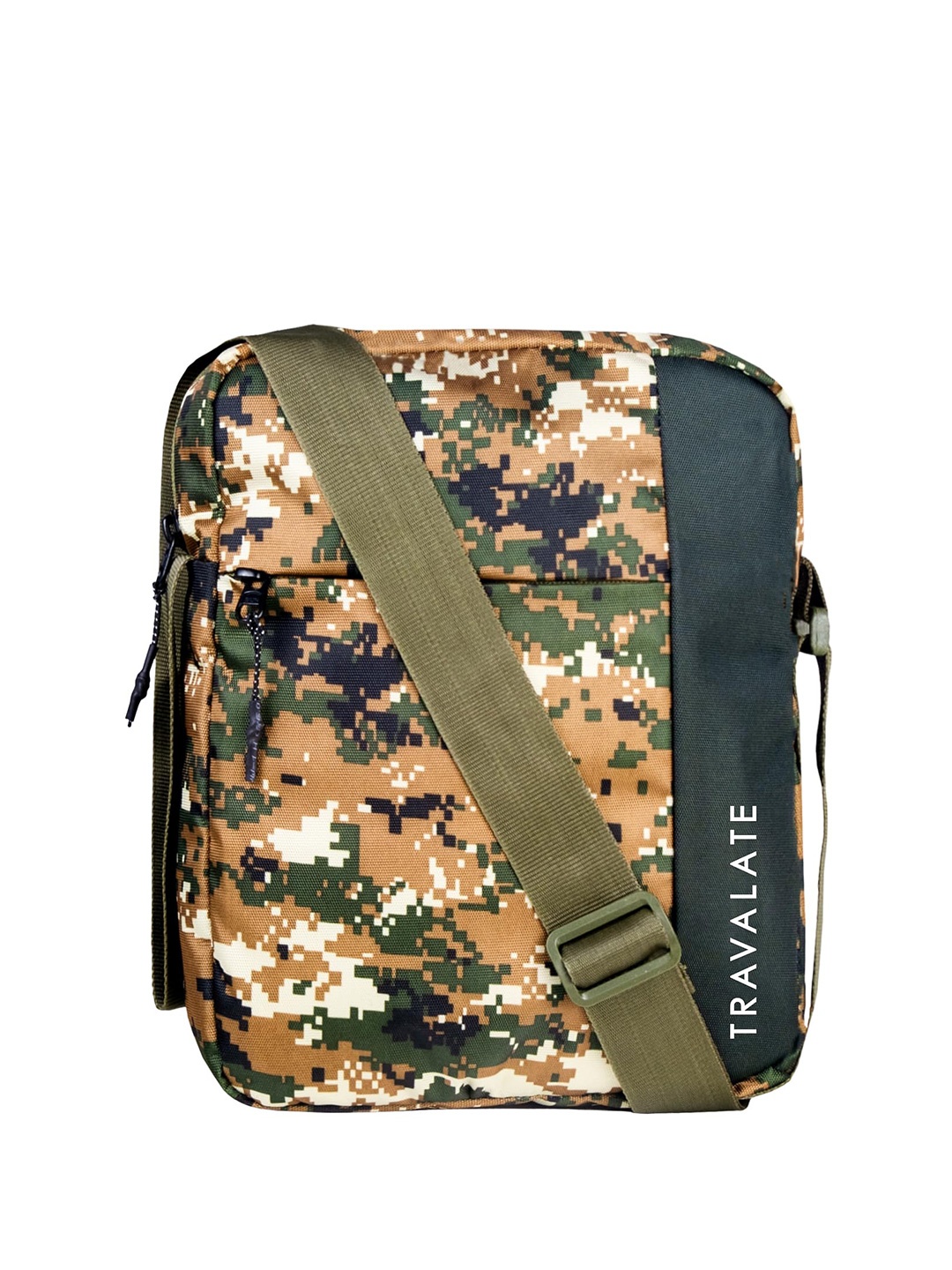 

TRAVALATE Unisex Camouflage Printed Messenger Bag, Blue