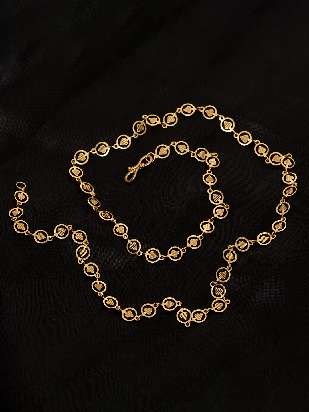 

Fashion Frill Unisex Brass Gold-Plated Chain