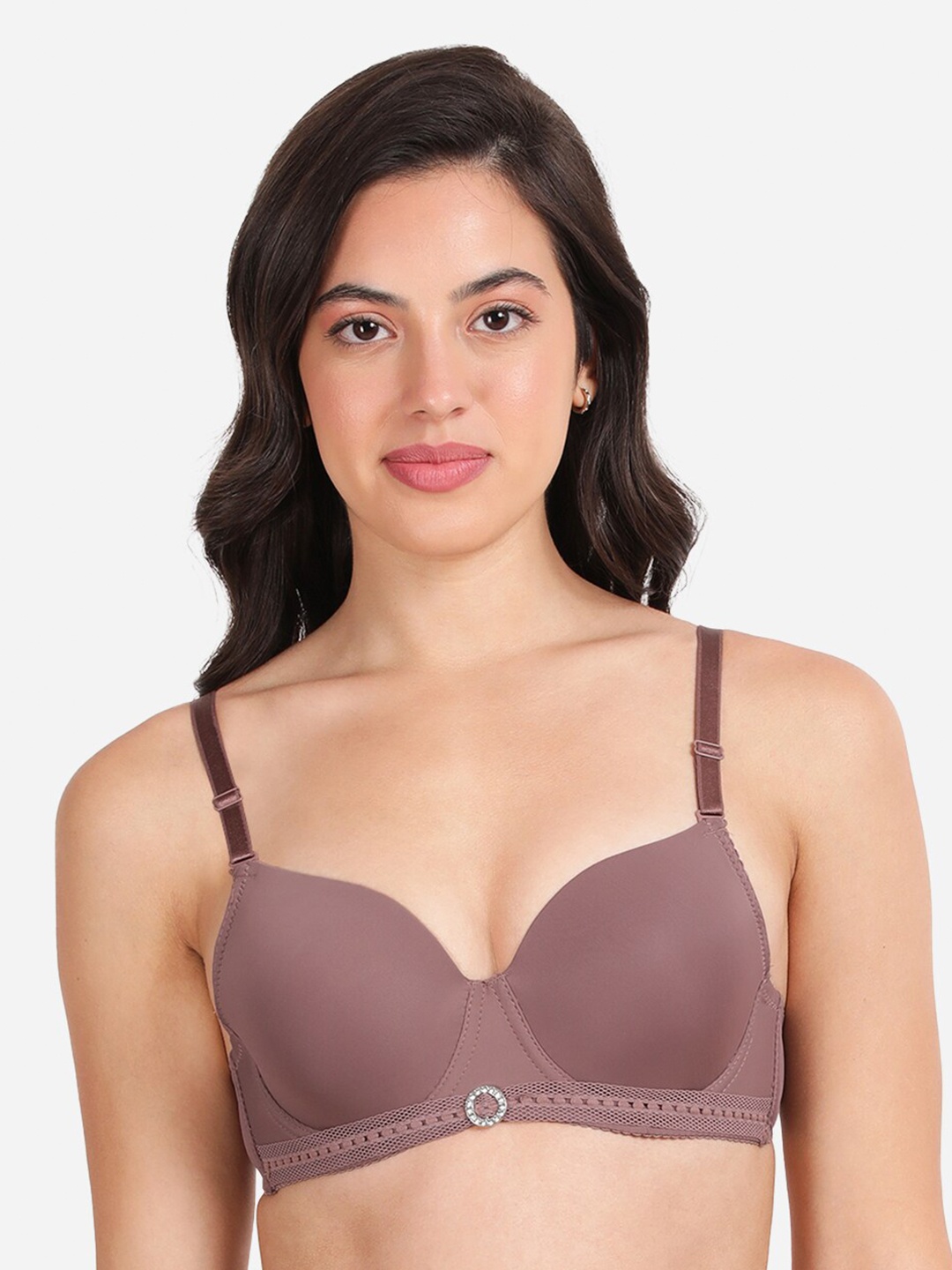 

Susie T-shirt Bra Medium Coverage Underwired Lightly Padded All Day Comfort, Mauve